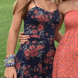 super cute floral skater dress